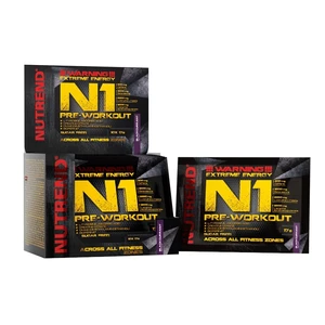 Nutrend N1 Pre-Workout 17 g variant: čierne ríbezle