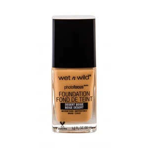 Wet n Wild Photo Focus matující fluidní make-up odstín Desert Beige 30 ml