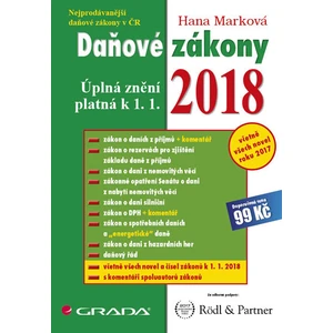 Daňové zákony 2018 -- Úplná znění platná k 1. 1. 2018 [E-kniha]