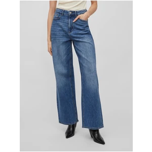 Blue Women's Wide Jeans VILA Freya - Women