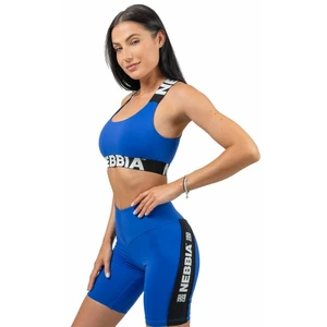 Nebbia Medium-Support Criss Cross Sports Bra Iconic Blue M Fitness spodní prádlo