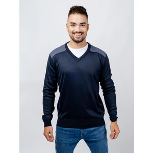 Man sweater GLANO - dark blue
