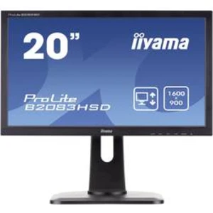 20" LCD iiyama ProLite B2083HSD-B1 - 5ms, 250cd/m2,1000:1, VGA, DVI, repro, pivot, výšk.nastav.