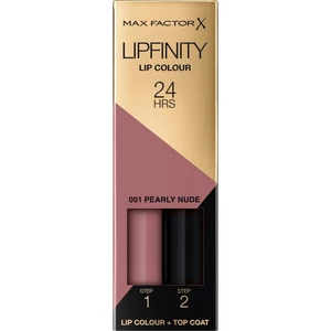 Max Factor Lipfinity Lip Colour dlhotrvajúci rúž s balzamom odtieň 001 Pearly Nude
