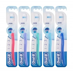 Oral-B 1-2-3 Indicator Medium 1 ks zubní kartáček unisex