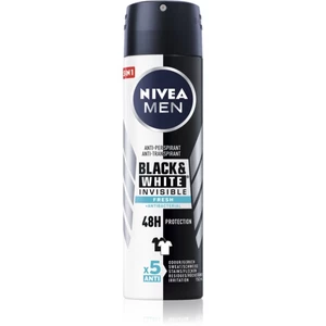Nivea Men Invisible Black & White antiperspirant ve spreji Fresh 150 ml