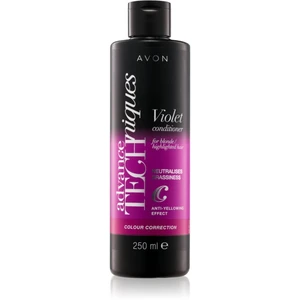 Avon Advance Techniques Colour Correction fialový kondicionér pro blond a melírované vlasy 250 ml