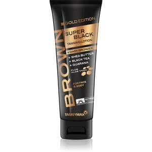 Tannymaxx Brown Super Black Gold Edition opalovací krém do solária s bronzerem 125 ml