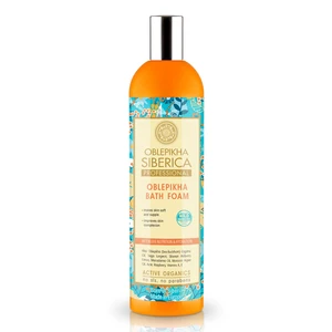 Natura Siberica Oblepikha (Sea-Buckthorn) intenzivně vyživující pěna do koupele s hydratačním účinkem 550 ml