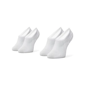 Sada 2 párů dámských nízkých ponožek TOMMY HILFIGER - 383024001 White 300