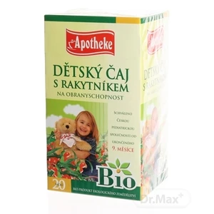 Apotheke BIO Dětský čaj s rakytníkem obranyschopnost 20x1.5g