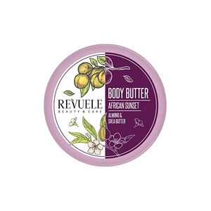 Revuele Hydratační tělové máslo African Sunset Almond & Shea (Body Butter) 200 ml