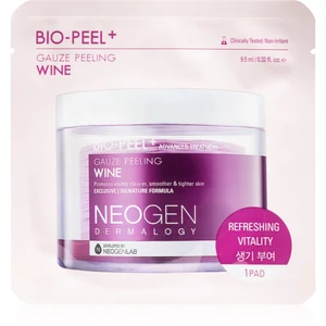 Neogen Dermalogy Bio-Peel+ Gauze Peeling Wine peelingové pleťové tamponky pro vyhlazení pleti a minimalizaci pórů 8 ks