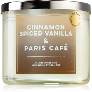 Bath & Body Works Cinnamon Spiced Vanilla & Paris Café vonná svíčka 411 g