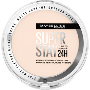 Maybelline SuperStay 24H Hybrid Powder-Foundation kompaktní pudrový make-up pro matný vzhled odstín 03 9 g