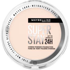 Maybelline SuperStay 24H Hybrid Powder-Foundation kompaktný púdrový make-up pre matný vzhľad odtieň 03 9 g