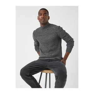 Koton Sweater - Gray - Relaxed fit