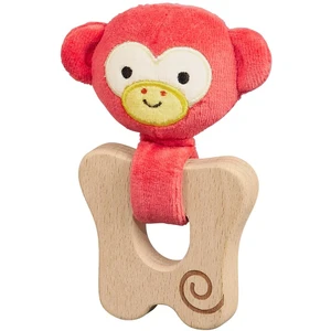 Petit Collage Teether Monkey hryzadielko 1 ks