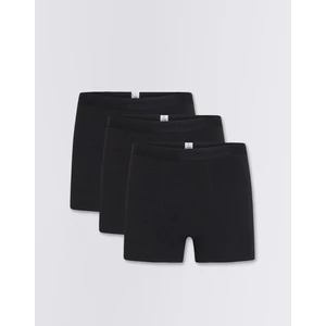 Knowledge Cotton 3-Pack Underwear 1300 Black Jet M