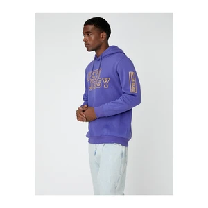 Koton College Print Hoodie Sweatshirt