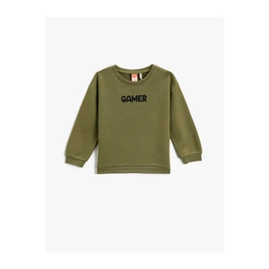 Koton Basic Sweatshirt Embroidered