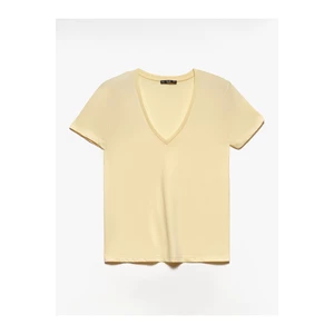 Dilvin T-Shirt - Gelb - Regular fit