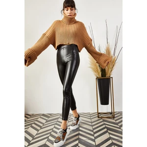 Leggings da donna Olalook Faux Leather