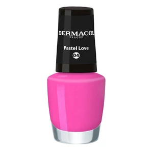 Dermacol Mini lak na nehty odstín 04 Pastel Love 5 ml