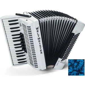 Weltmeister Achat 80 34/80/III/5/3 Blue Piano accordion