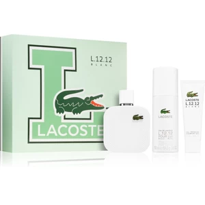 Lacoste Eau De Lacoste L.12.12 Blanc - EDT 100 ml + deodorant ve spreji 150 ml + sprchový gel 50 ml