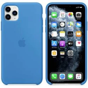Apple iPhone 11 Pro Max Silicone Case - Surf Blue