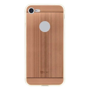 Pouzdro 4-OK TPU Metal Case Pro iPhone 7, růžovo-zlatá