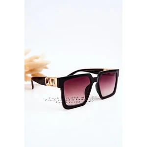 Classic Sunglasses Black Gradient Brown