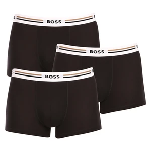 3PACK Mens Boxers Hugo Boss black