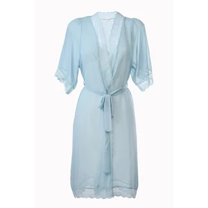 Dagi Women's Ice Blue Short Dressing Gown bmv6080kc