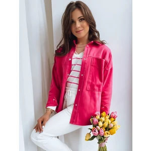 Women's shirt jacket CALIFORNICATION fuchsia Dstreet