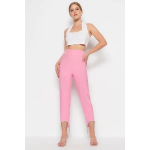 Trendyol Light Pink Trousers With Accessory Detail