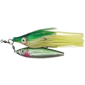 Kinetic pilker halibut jigger green silver