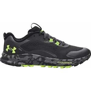 Under Armour Men's UA Charged Bandit Trail 2 Running Shoes Jet Gray/Black/Lime Surge 45