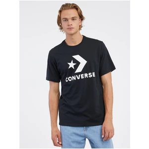 Černé unisex tričko Converse Go-To Star Chevron - Pánské