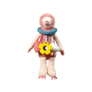 BabyOno Závěsná hračka - Sloth Lenny, pudrová