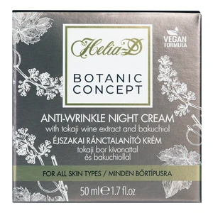 Helia-D Botanic Concept noční krém proti vráskám 50 ml