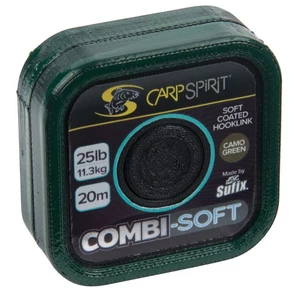 Carp spirit náväzcová šnúra combi soft camo green 20 m-nosnosť 35 lb