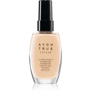 Avon True Colour upokojujúci make-up pre rozjasnenie pleti odtieň Almond 30 ml