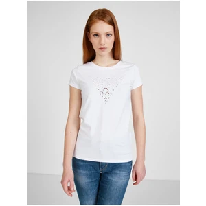 White Women's T-Shirt Guess - Women