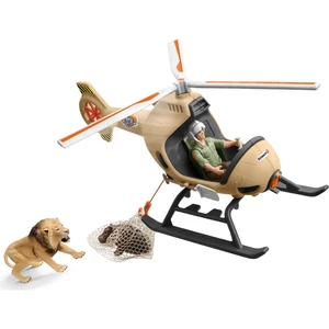 Schleich Záchranný vrtulník pro zvířata