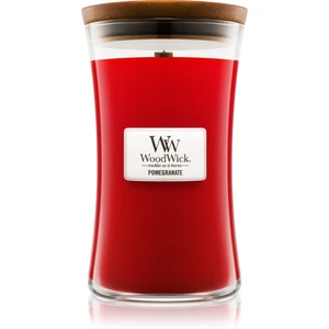 Woodwick Pomegranate vonná svíčka s dřevěným knotem 609.5 g