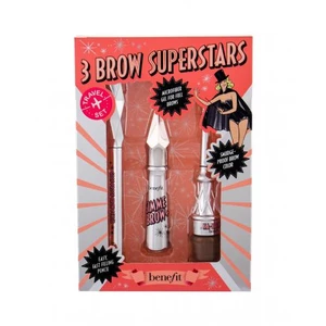 Benefit Gimme Brow+ 3 Brow Superstars dárková kazeta dárková sada 3 Warm Light Brown