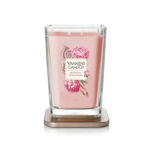 Yankee Candle Aromatická sviečka veľká hranatá Salt Mist Peony 552 g