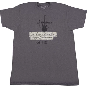 Jackson T-shirt Custom Guitar Charcoal L